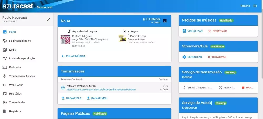 Tela Azuracast